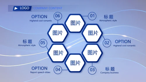 蓝色路演创新商业计划书商务动态PPT