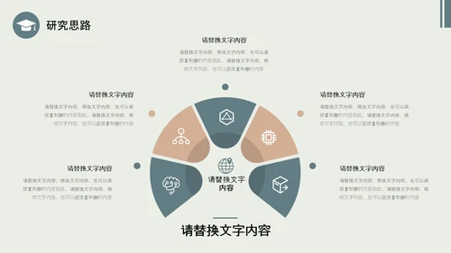 莫兰迪配色简约形状博士帽翘边翻页效果大学生毕业答辩通用模板PPT毕业答辩1