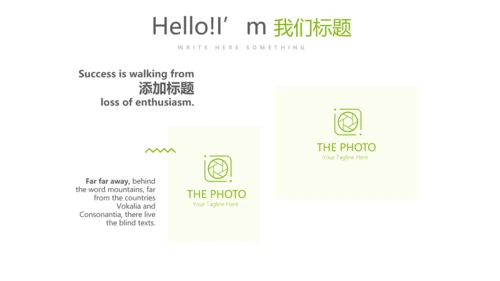 绿色飘逸医药代表销售计划动态PPT