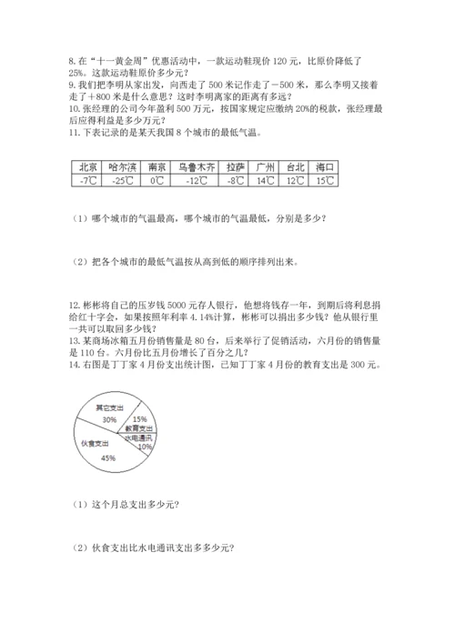 六年级小升初数学应用题50道附参考答案（轻巧夺冠）.docx