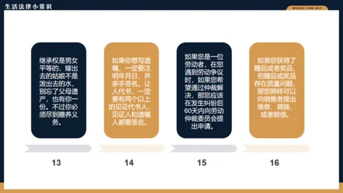 4.22世界法律日通用PPT模板