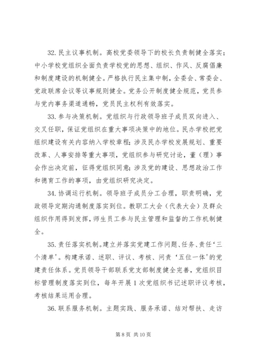 学校系统基层党组织建设标准.docx