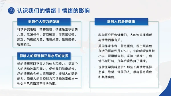 蓝色商务简约实拍风励志让心态更强大自我情绪管理培训课件PPT
