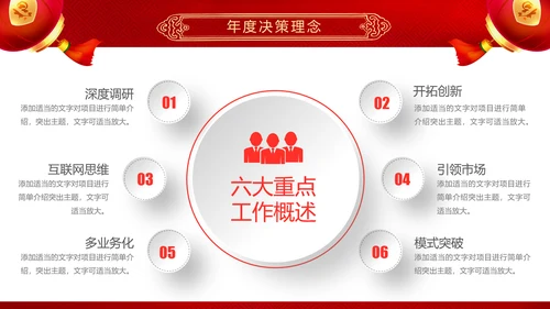 2019猪年开门红企业年会年终颁奖典礼PPT