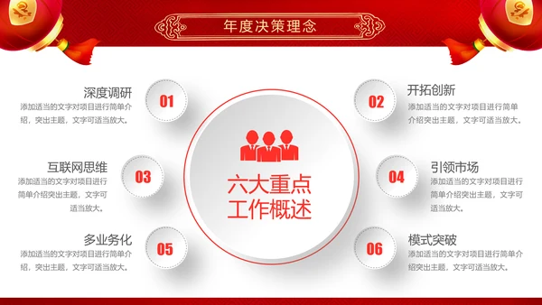 2019猪年开门红企业年会年终颁奖典礼PPT