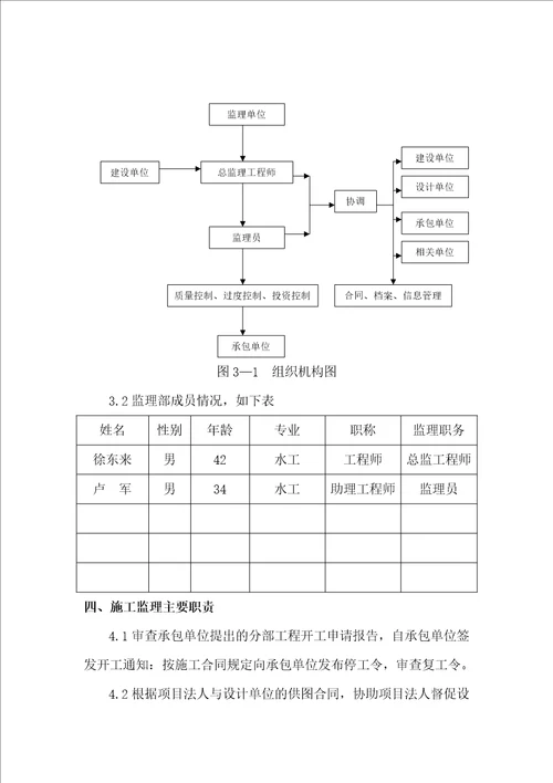 小型水利人饮工程监理规划