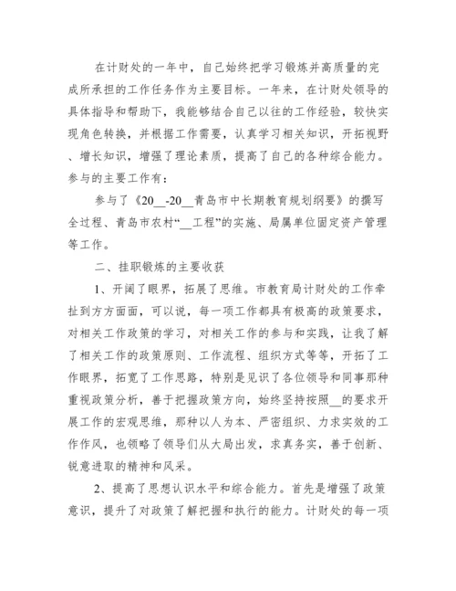 个人挂职锻炼工作总结心得体会.docx