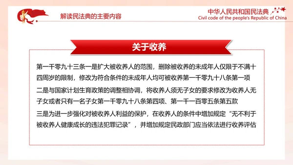 中国首部民法典解读PPT模板