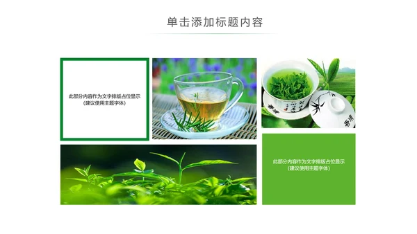 清新茶文化采茶茶道茶艺茶文化PPT模板