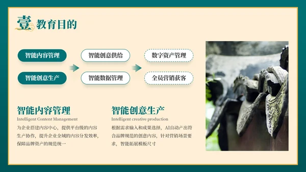 绿色弘扬国学经典传承中华文化PPT模板