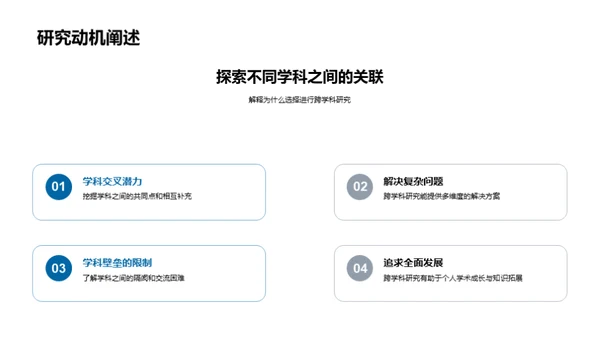 探索跨学科研究