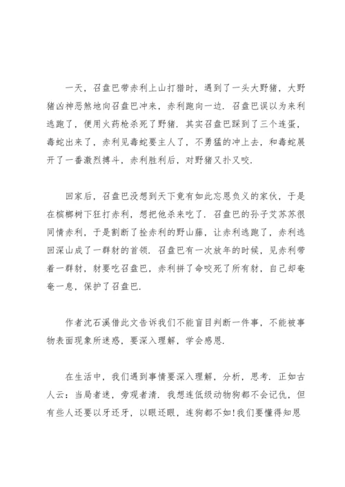 读《第七条猎狗》有感范文.docx