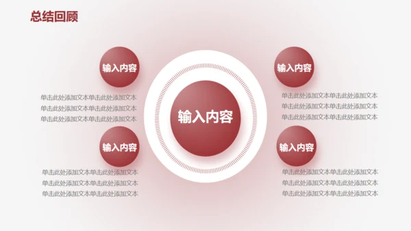 工作总结汇报红色简约风通用PPT模板