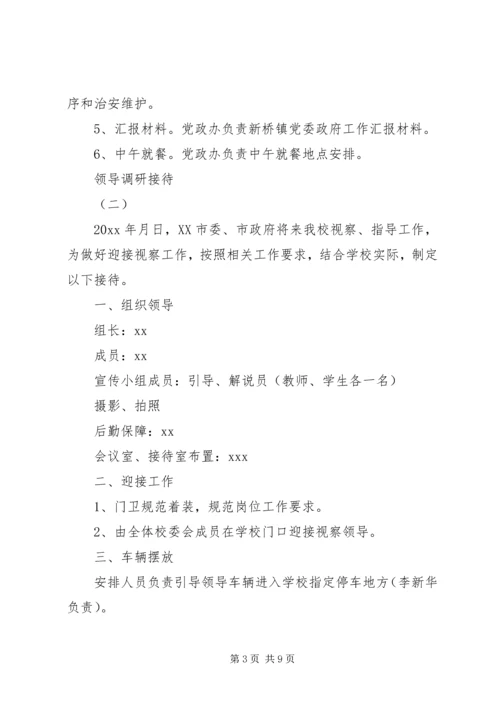 领导调研接待方案 (4).docx