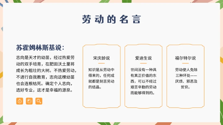 中小学幼儿园劳动教育主题班会ppt