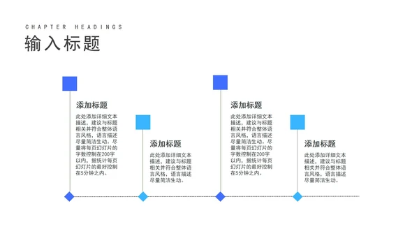 蓝色季度总结工作述职报告PPT模板