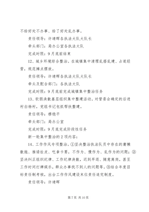 高XX县区综合执法局领导班子党的群众路线教育实践活动整改方案.docx