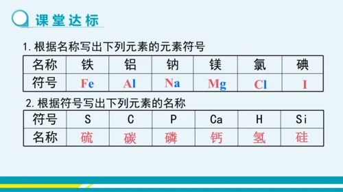 【轻松备课】人教版化学九年级上 第三单元 课题3 元素（第2课时）教学课件