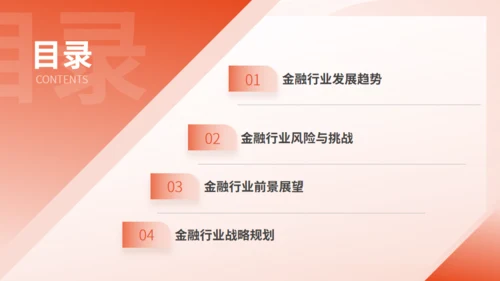 金融行业趋势和前景规划通用PPT模板