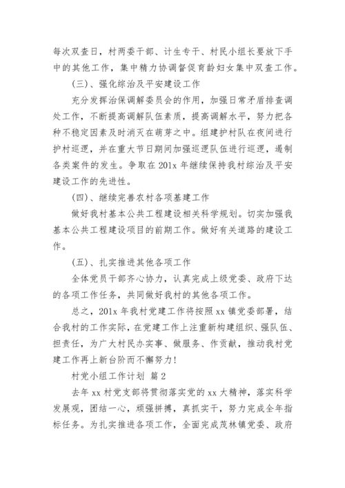 村党小组工作计划.docx