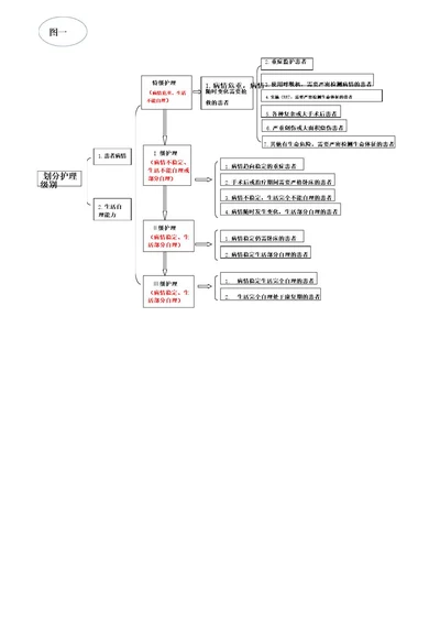 分级护理图表