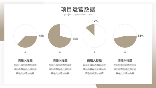 金属性企业运营数据分析通用PPT模板