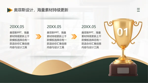 咨询报告简约风绿色PPT套装