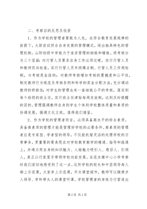 梅岭小学赴宝应学习考察报告.docx