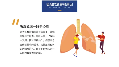 世界无烟日戒烟通用PPT模板