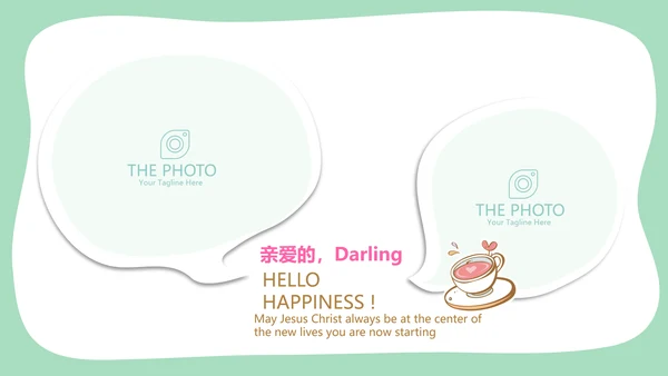 幸福一家家庭电子相册动态PPT