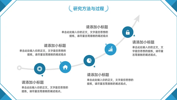 蓝色学术风毕业答辩通用模板