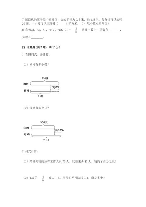 北京版六年级下册数学期末测试卷（考点精练）.docx