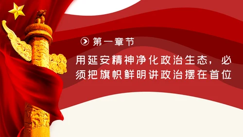 弘扬延安精神不忘初心使命做合格党员党课PPT模板
