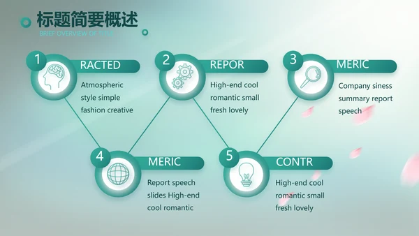 蓝色中国风春天春季旅游电子相册PPT