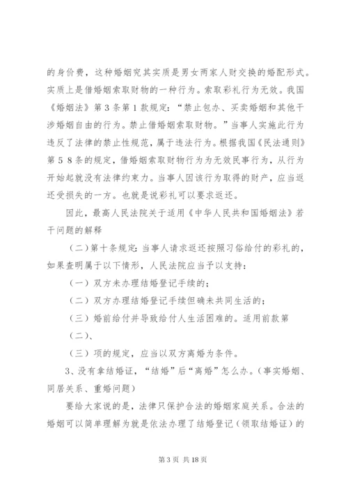 农民常用法律知识讲稿.docx