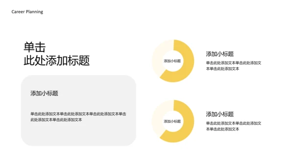 黄色简约烘培师职业规划书PPT