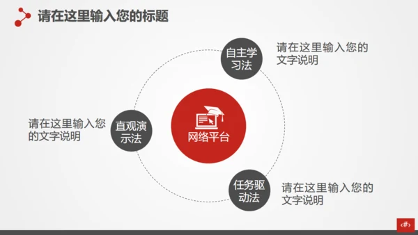 主题演讲者麦克风通用PPT模板