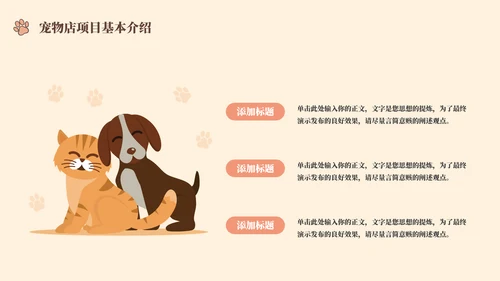 猫舍宠物店商业计划书模板