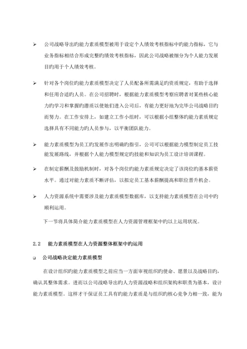 新版公司能力素质模型标准手册.docx