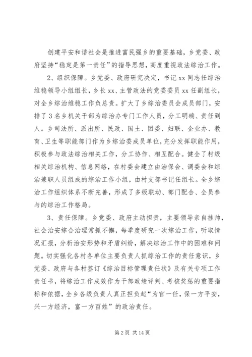 向县维稳工作督查组专题汇报材料.docx