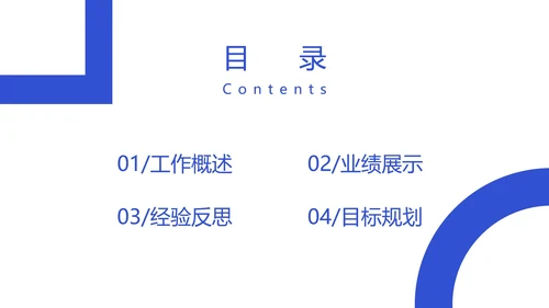总结目录25页合集PPT模板