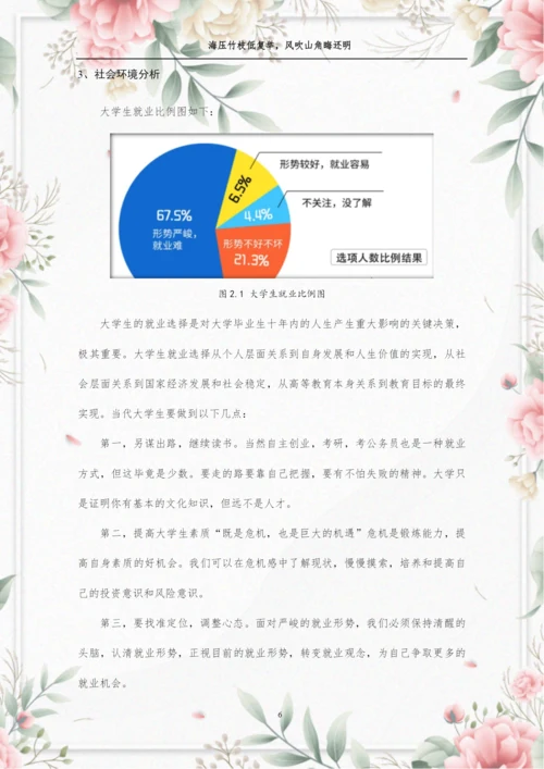 19页7000字工商管理类专业职业生涯规划.docx