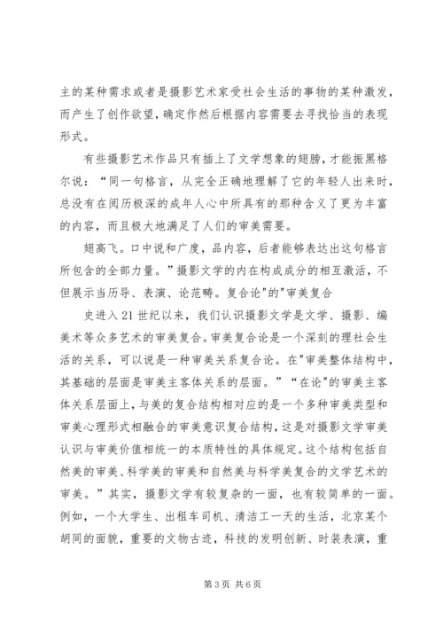 摄影艺术感想五篇范文.docx