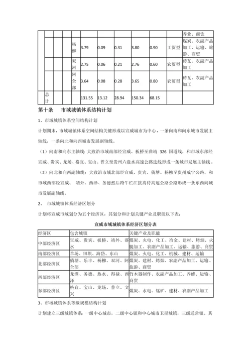 宣威市总体综合规划.docx