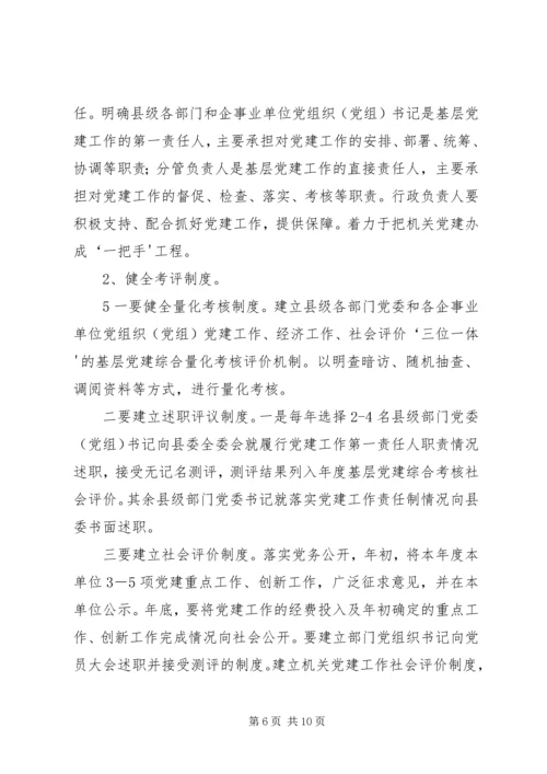 机关党建专题调研报告.docx