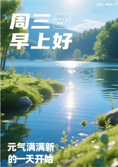 每日一签周三早上好问候(河水)