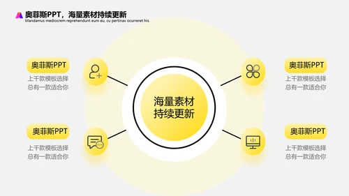 黄色插画扁平风评优评先方案PPT