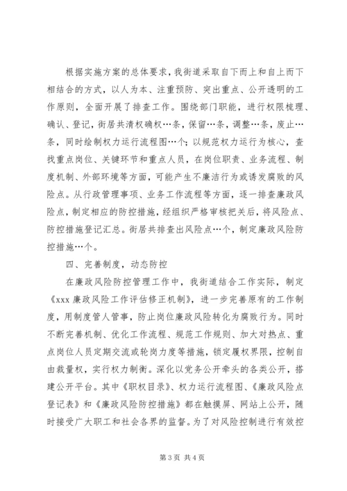 县工商局廉政风险防控工作自查报告 (4).docx