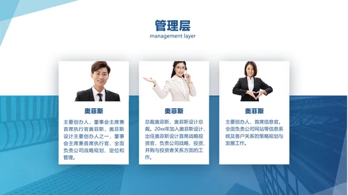 蓝色商务风新员工入职培训课件