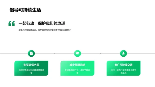 生物多样性深度解析PPT模板